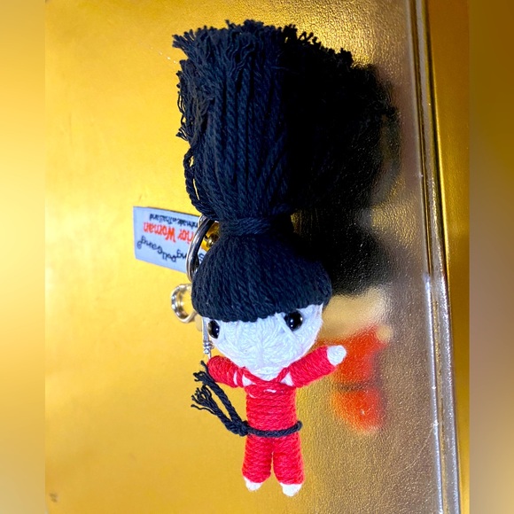 VOODOO STYLE WARRIOR WOMAN THE DIVA DOUBLE SIDED STRING DOLL -SWORD KEYCHAIN NWT - Picture 6 of 6